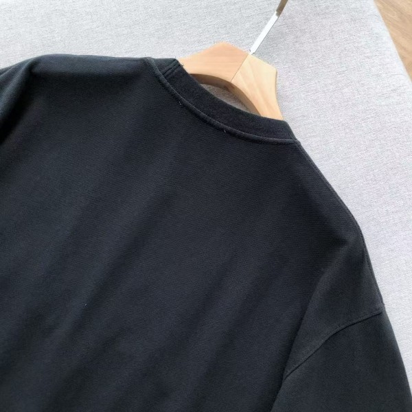 Acne Studios washed embroidered logo crew neck T-shirt
