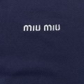 「#4580」Miumiu micro logo letter contrast color polo shirt