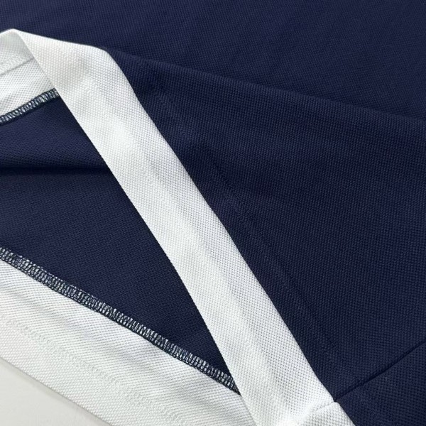 Miumiu micro logo letter contrast color polo shirt