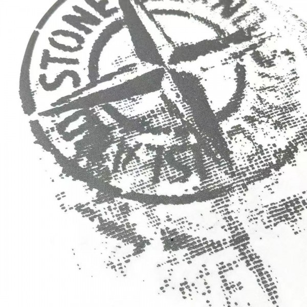 STONE ISLAND Logo Print Crew Neck T-Shirt