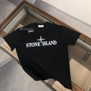 「#4585」STONE ISLAND printed plug-in T-shirt