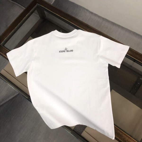 STONE ISLAND printed plug-in T-shirt