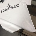 「#4586」STONE ISLAND printed plug-in T-shirt