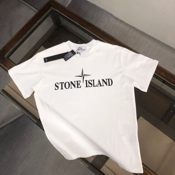 「#4586」STONE ISLAND printed plug-in T-shirt