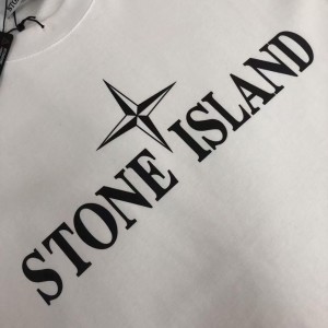 「#4586」STONE ISLAND printed plug-in T-shirt