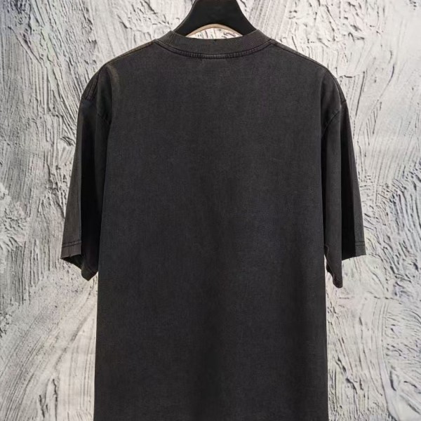 Balenciaga Heavy Washed Round Neck T-Shirt