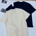 「#4588」Ami navy blue crochet short sleeve