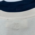 「#4588」Ami navy blue crochet short sleeve
