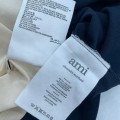 「#4588」Ami navy blue crochet short sleeve