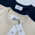 「#4588」Ami navy blue crochet short sleeve