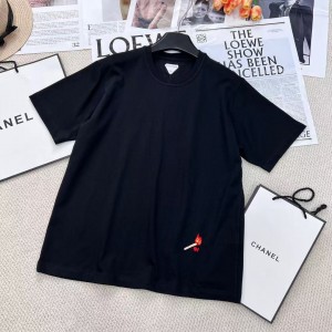 「#4589」BV Little Match Embroidered T-shirt