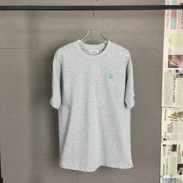 「#4590」Loewe new embroidered short sleeves