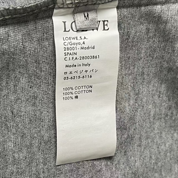 Loewe new embroidered short sleeves