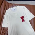 「#4594」Ami heart woven short-sleeved T-shirt