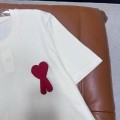 「#4594」Ami heart woven short-sleeved T-shirt