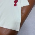 「#4594」Ami heart woven short-sleeved T-shirt