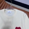「#4594」Ami heart woven short-sleeved T-shirt