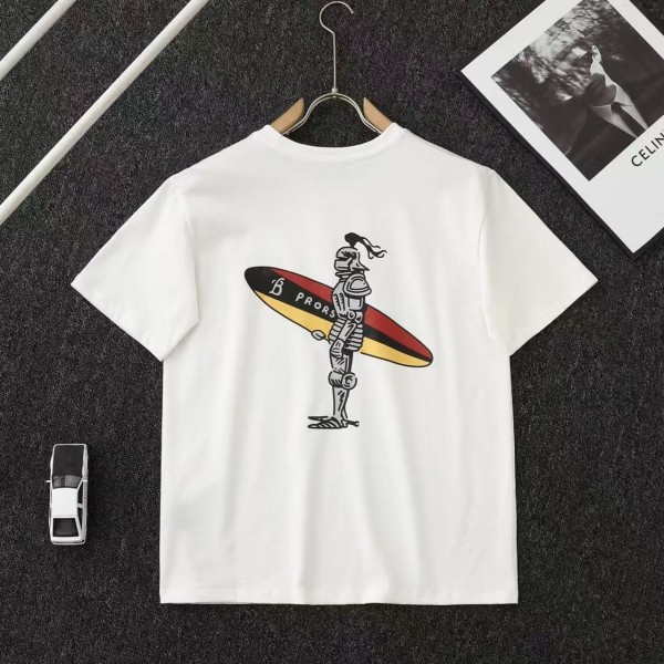 Burberry 25ss knight print short sleeve