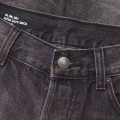 「#4601」CELINE black washed jeans with holes