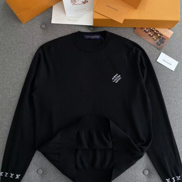 Louis Vuitton co-branded Tyler knitted long-sleeved logo