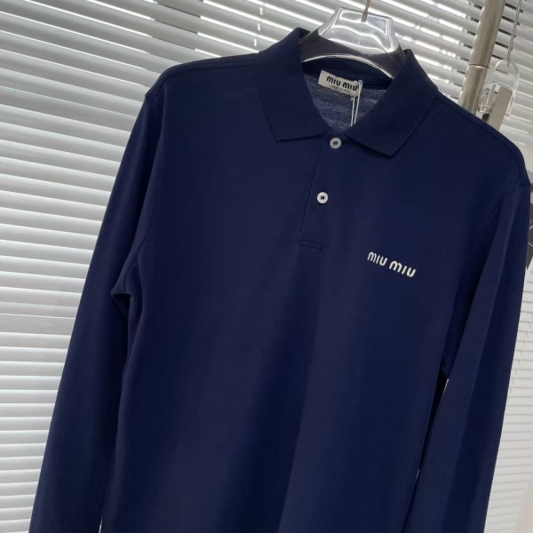 miumiu polo long sleeves