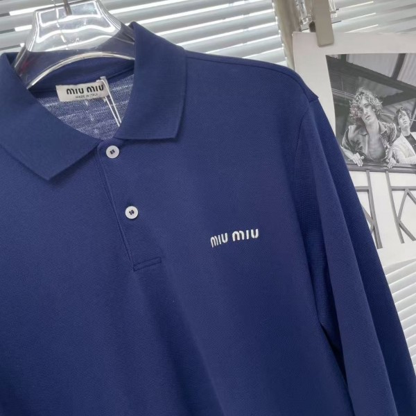 miumiu polo long sleeves