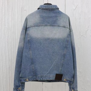 「#4607」miumiu washed denim jacket