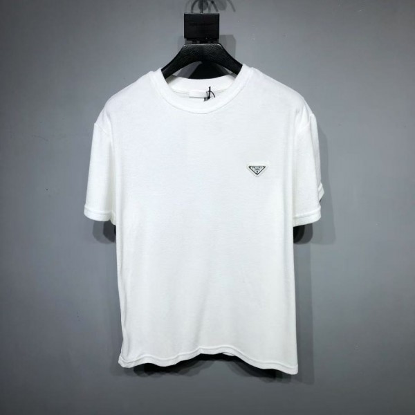 「#4609」PRADA 24 new triangle logo short sleeves