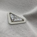 「#4609」PRADA 24 new triangle logo short sleeves