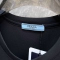 「#4610」PRADA 24 new triangle logo short sleeves black