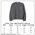 「#4611」Loewe 24ss embroidered sweater