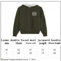 「#4612」Loewe double-faced wool jacquard hoodie