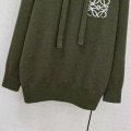 「#4612」Loewe double-faced wool jacquard hoodie