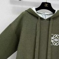 「#4612」Loewe double-faced wool jacquard hoodie