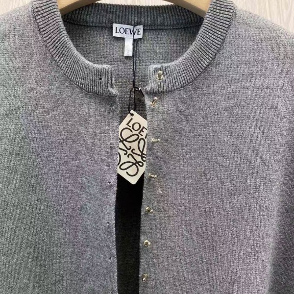 LOEWE Rivet Cardigan Sweater