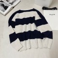 「#4617」CELINE striped sweater