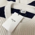 「#4617」CELINE striped sweater