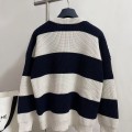 「#4617」CELINE striped sweater