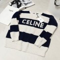 「#4617」CELINE striped sweater