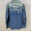 「#4618」Dior denim jacket with front and back embroidery