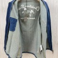 「#4618」Dior denim jacket with front and back embroidery