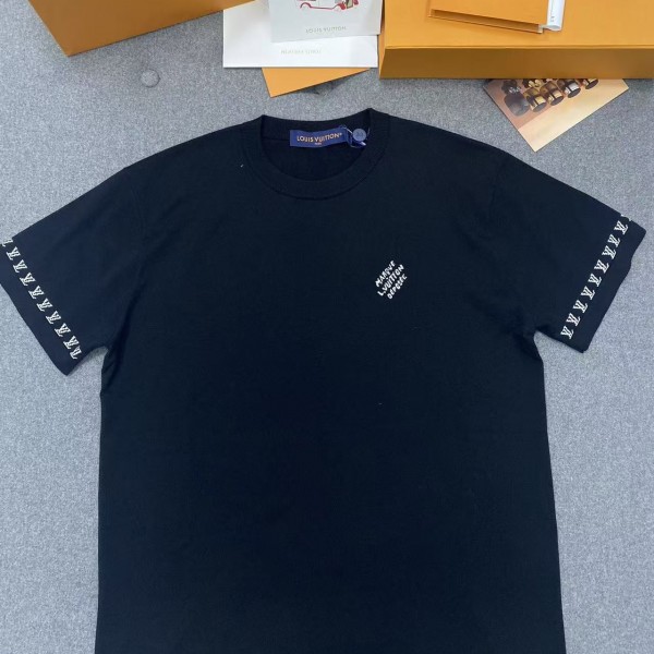 「#4621」LV Sleeve Logo Short Sleeve