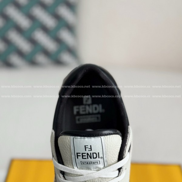 FENDI Leather Casual Plimsoll Shoes