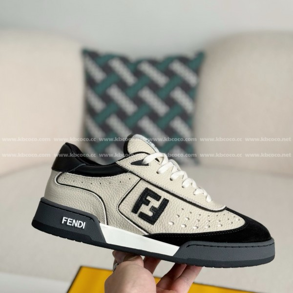 FENDI Leather Casual Plimsoll Shoes