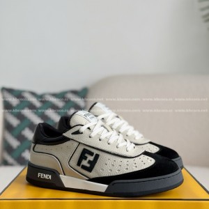 「#4655」FENDI Leather Casual Plimsoll Shoes