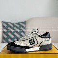 「#4655」FENDI Leather Casual Plimsoll Shoes