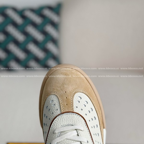 FENDI Leather Casual Plimsoll Shoes