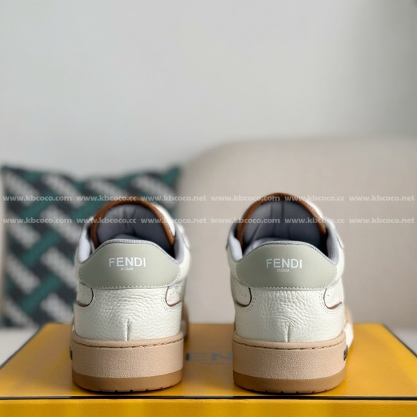 FENDI Leather Casual Plimsoll Shoes
