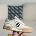 「#4656」FENDI Leather Casual Plimsoll Shoes