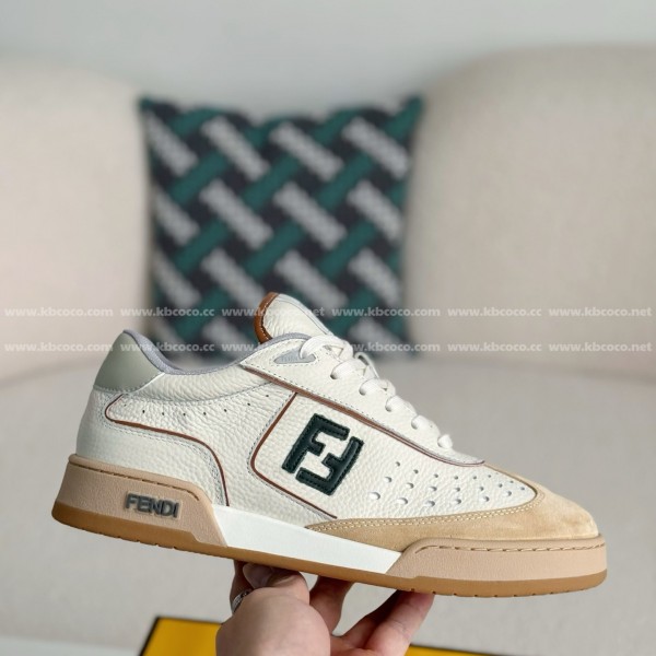 FENDI Leather Casual Plimsoll Shoes